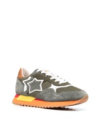 olivgrüne Sportschuhe von atlantic stars