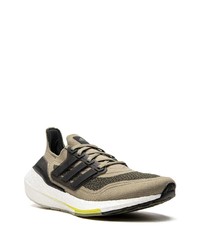 olivgrüne Sportschuhe von adidas