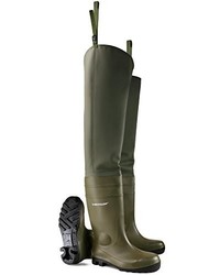 olivgrüne Stiefel von Dunlop