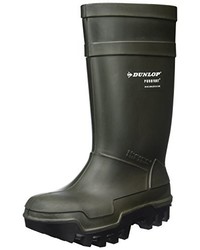 olivgrüne Stiefel von Dunlop