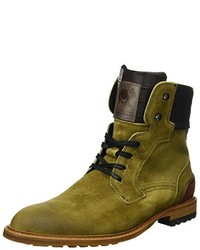 olivgrüne Stiefel von Floris van Bommel