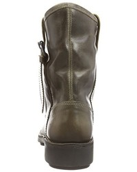 olivgrüne Stiefel von Fly London