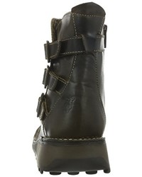 olivgrüne Stiefel von Fly London