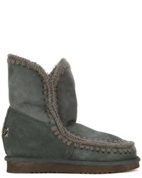 olivgrüne Stiefel von Mou