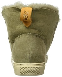 olivgrüne Stiefel von Nat-2