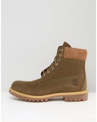 olivgrüne Stiefel von Timberland