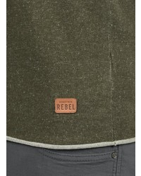 olivgrüne Strickjacke von Redefined Rebel