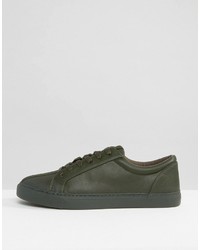 olivgrüne Turnschuhe von Asos