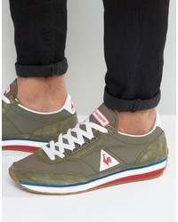 olivgrüne Turnschuhe von Le Coq Sportif