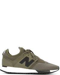 olivgrüne Turnschuhe von New Balance