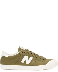 olivgrüne Turnschuhe von New Balance