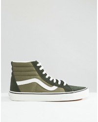 olivgrüne Turnschuhe von Vans