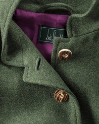 olivgrüne Tweed-Jacke von Luis Steindl