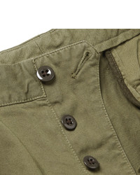 olivgrüne Twill Chinohose von J.Crew