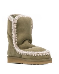 olivgrüne Ugg Stiefel von Mou