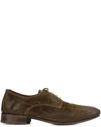 olivgrüne Wildleder Brogues von N.D.C. Made By Hand