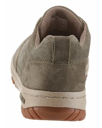 olivgrüne Wildleder niedrige Sneakers von Cat