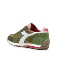 olivgrüne Wildleder niedrige Sneakers von Diadora