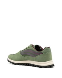 olivgrüne Wildleder niedrige Sneakers von PS Paul Smith