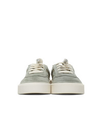 olivgrüne Wildleder niedrige Sneakers von Fear Of God