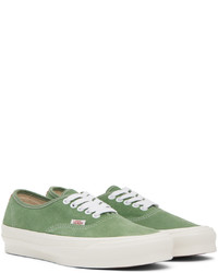 olivgrüne Wildleder niedrige Sneakers von Vans