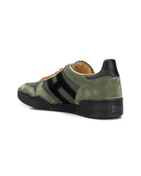 olivgrüne Wildleder niedrige Sneakers von Hogan