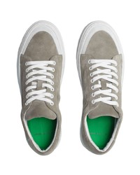 olivgrüne Wildleder niedrige Sneakers von John Elliott