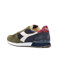 olivgrüne Wildleder niedrige Sneakers von Diadora