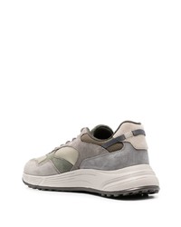 olivgrüne Wildleder niedrige Sneakers von Hogan