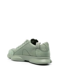 olivgrüne Wildleder niedrige Sneakers von Camper