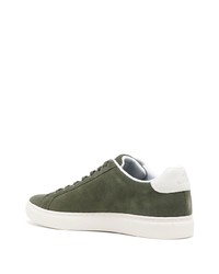 olivgrüne Wildleder niedrige Sneakers von PS Paul Smith