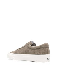 olivgrüne Wildleder niedrige Sneakers von Vans