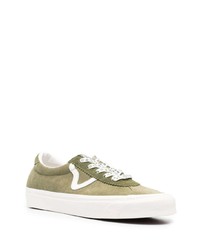 olivgrüne Wildleder niedrige Sneakers von Vans