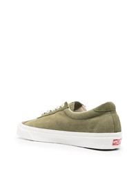 olivgrüne Wildleder niedrige Sneakers von Vans