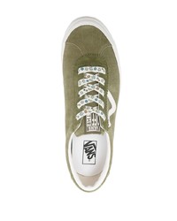 olivgrüne Wildleder niedrige Sneakers von Vans