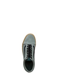 olivgrüne Wildleder niedrige Sneakers von Vans