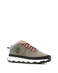 olivgrüne Wildleder niedrige Sneakers von Timberland