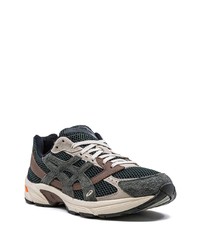 olivgrüne Wildleder niedrige Sneakers von Asics