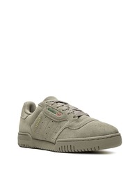 olivgrüne Wildleder niedrige Sneakers von adidas YEEZY