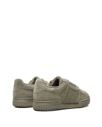 olivgrüne Wildleder niedrige Sneakers von adidas YEEZY