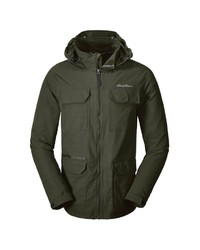 olivgrüne Windjacke von Eddie Bauer