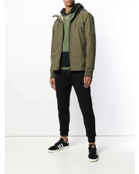 olivgrüne Windjacke von CP Company