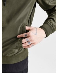 olivgrüne Windjacke von Jack & Jones