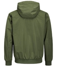 olivgrüne Windjacke von Jack & Jones