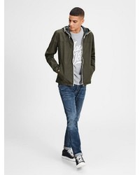 olivgrüne Windjacke von Jack & Jones