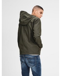 olivgrüne Windjacke von Jack & Jones