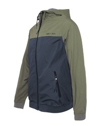 olivgrüne Windjacke von Sublevel