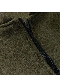 olivgrüne Wollärmellose jacke von Filson