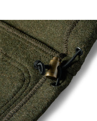 olivgrüne Wollärmellose jacke von Filson