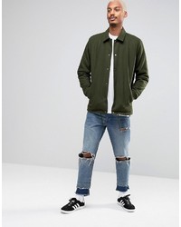 olivgrüne Wolljacke von Asos